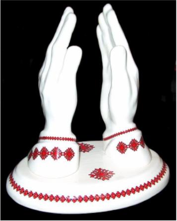Ukrainian Ceramic Napkin Holder 2