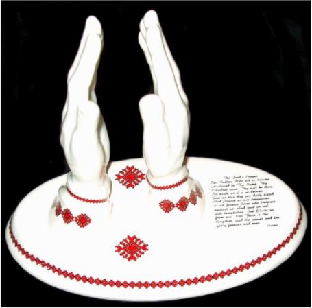 Ukrainian Ceramic Napkin Holder 3