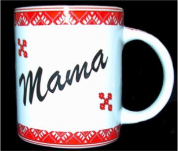 Ukrainian Ceramic Mama Mug
