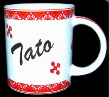 Ukrainian Ceramic Tato Mugs