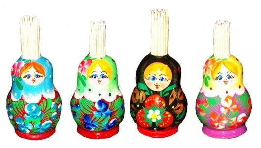 Matrushka Toothpick Holders
