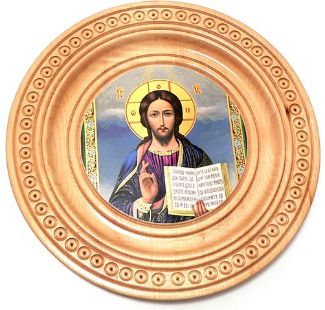 Ukrainian Wooden icon plate 2
